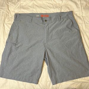 Mens Lee Tri-Flex shorts Grey size 38